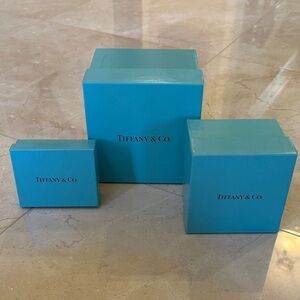 Tiffany & Co. Turquoise Gift Boxes Trio